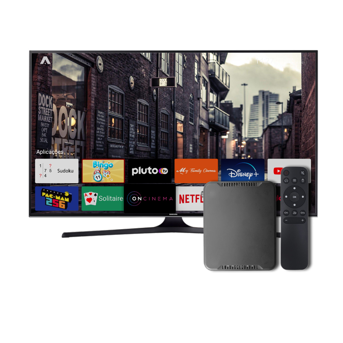 Android Tv Box Smart 4k 8gb Netflix Globoplay Mostruário