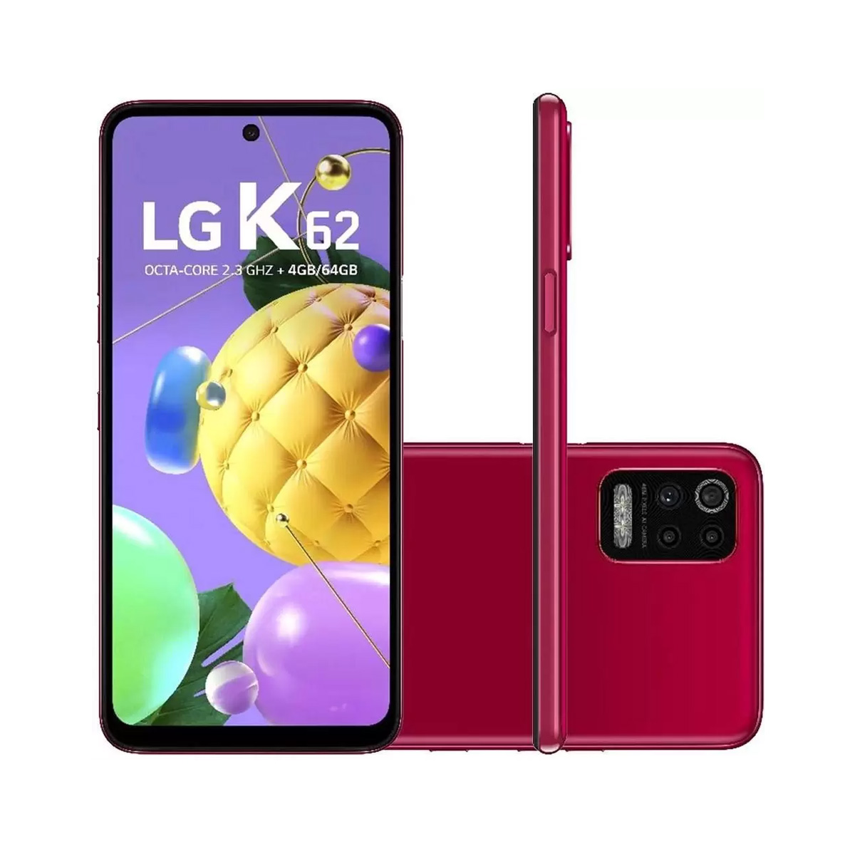 LG K62 K520 64gb 4g Dual Tela 6.59' 4gb Ram - Mostruário