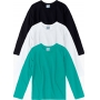 Kit 3 Camisetas Básicas Malha UV Infantil Masculina Malwee