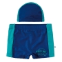 Sunga de Natação Infantil com Proteção UV Masculino Azul Surfing - Malwee