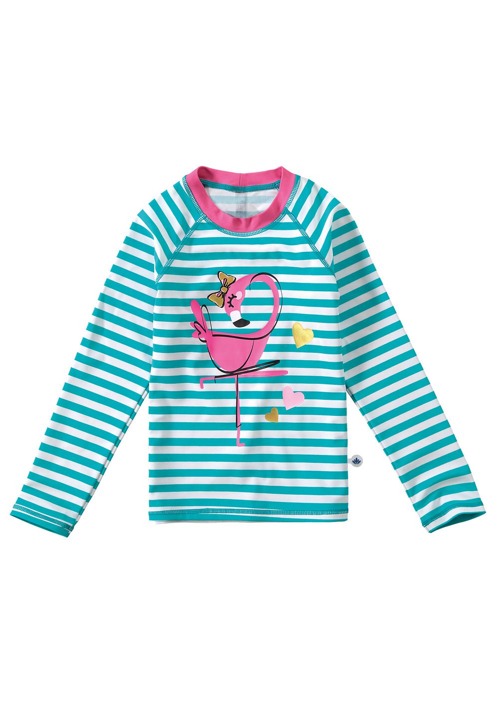 Blusa Térmica Infantil com Proteção UV50+ Verde Flamingo Malwee