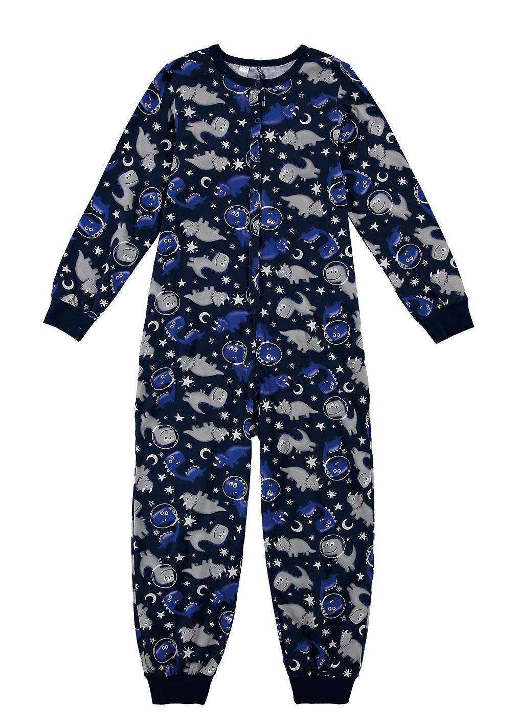 Macacão/Pijama Infantil Masculino Inverno Azul Malwee