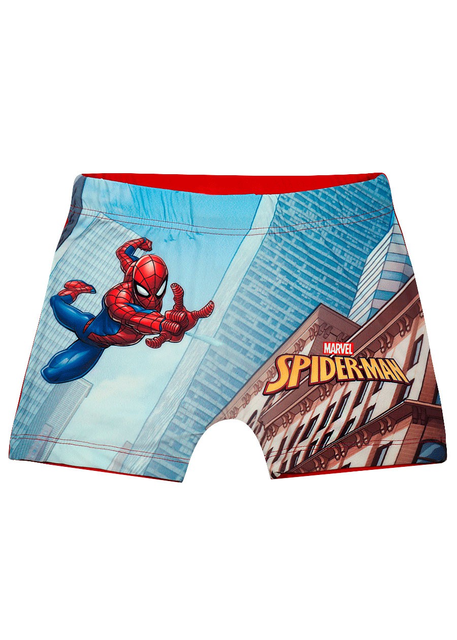 Sunga Boxer Infantil Verão Vermelha Spiderman Tip Top