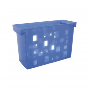 Caixa Arquivo Azul Sem Pasta Suspensa DelloColor