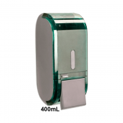 Dispenser de Sabonete com Reservatório 400mL Glass Verde Urban Compacta Premisse