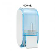Dispenser Sabonete com Reservatório 400mL Glass Azul Urban Compacta Premisse