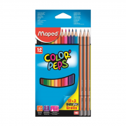 Lápis de Cor Color'Peps Classic 12 Cores + 3 Lápis Black'Peps Maped