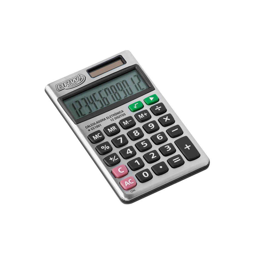 Calculadora Pequena 12 Dígitos CC1001 BRW