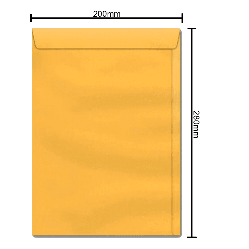 Envelope Ouro 200mm x 280mm 80g 6172 Ipecol
