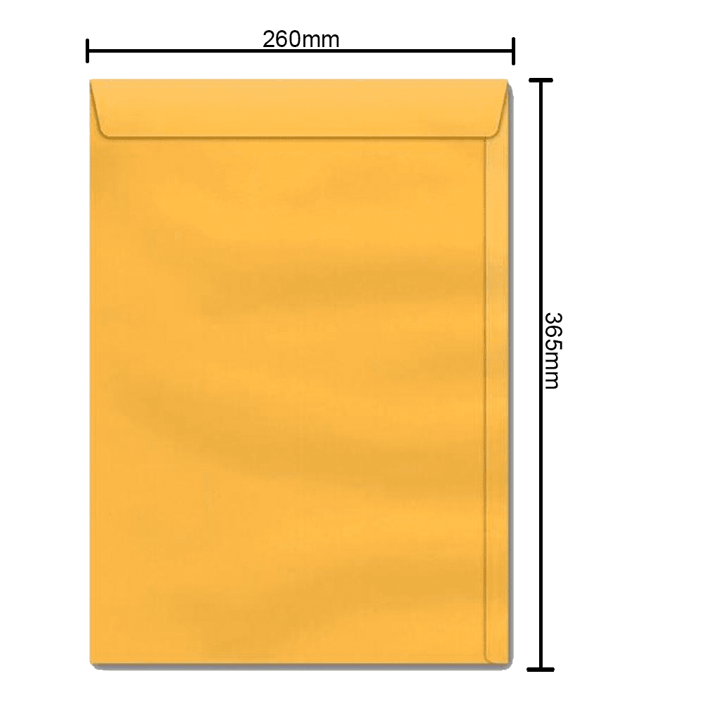 Envelope Ouro 260mm x 365mm 80g 6176 Ipecol