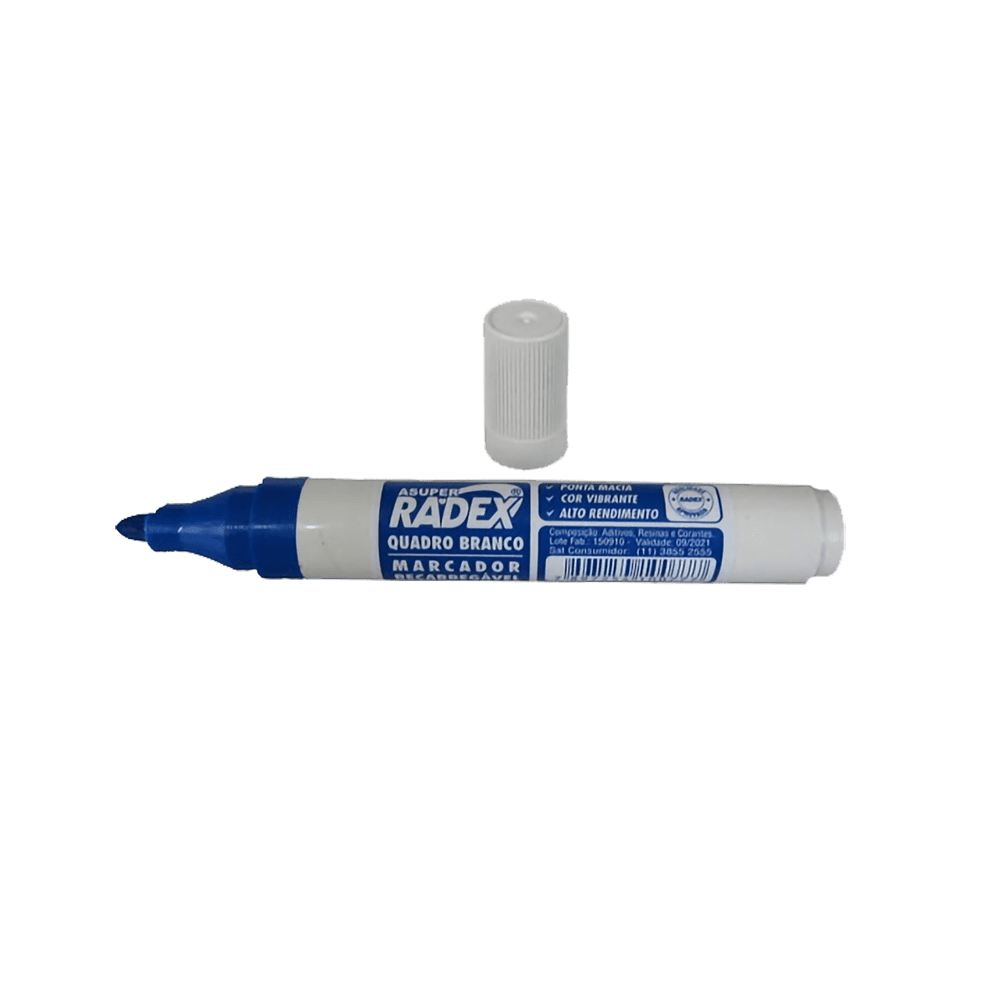 Marcador para Quadro Branco Asuper Azul Radex