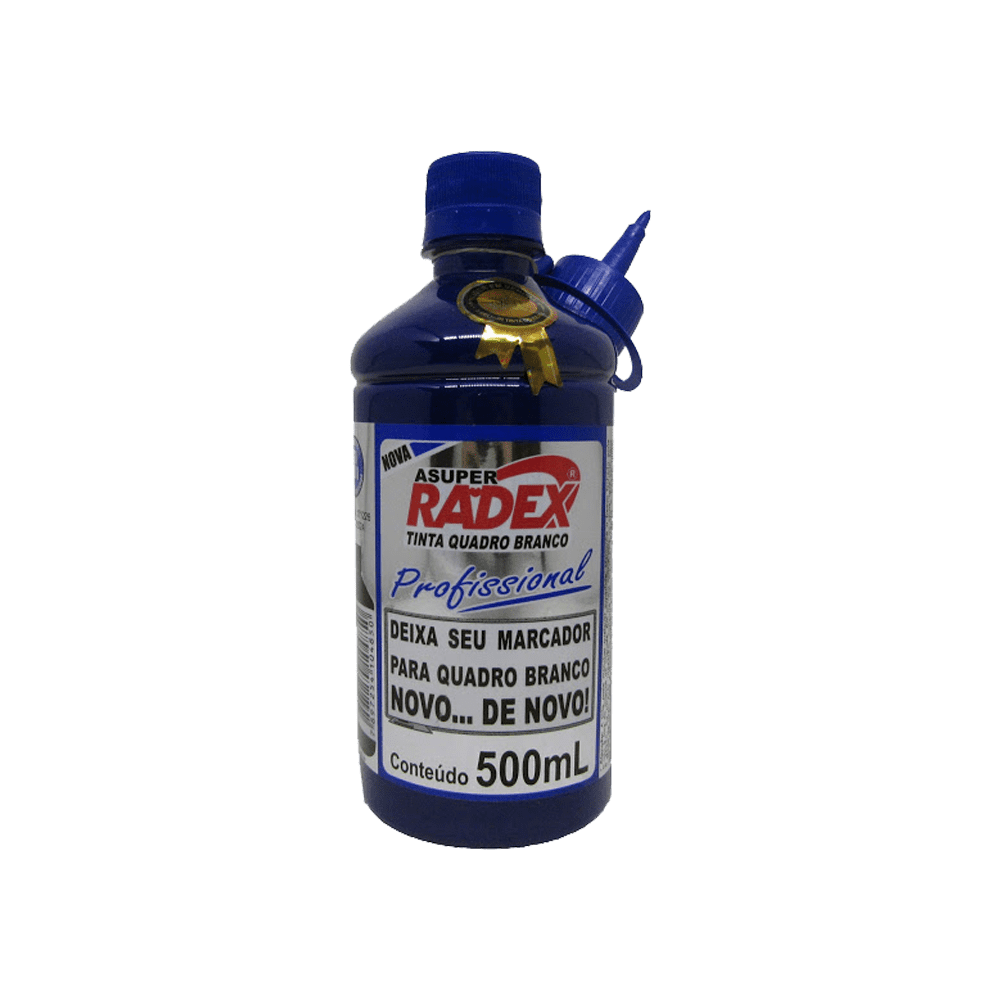 Refil p/ Marcador para Quadro Branco Asuper 500ml Azul Radex