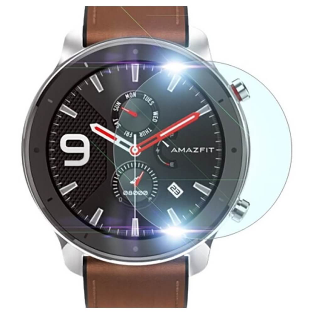 Película de Vidro Compatível Com Samsung Galaxy Watch 4 42mm -  01 unidade