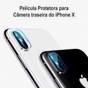 Película Protetora de Vidro Baseus com 0.15mm para Câmera do iPhone X 