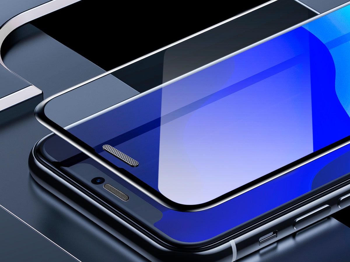 2 Películas Protetoras Curvas Baseus em Vidro Temperado para iPhone XS Max e 11 Pro Max