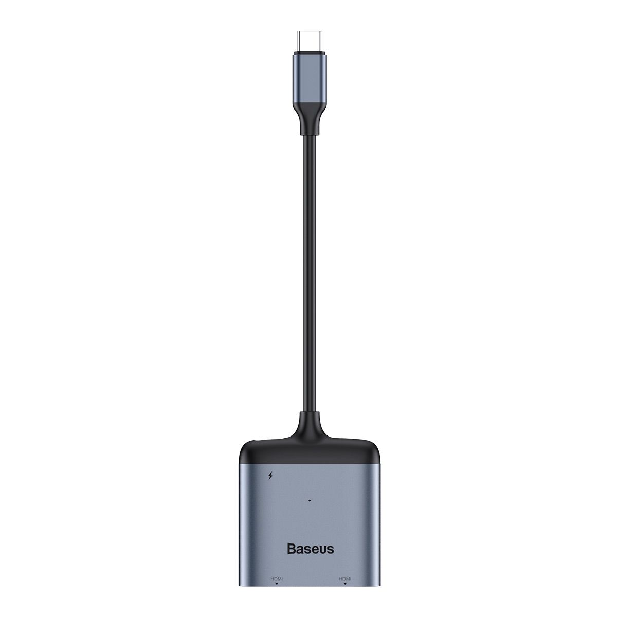 Adaptador Baseus Enjoy para 2 HDMI 4K + USB-C 