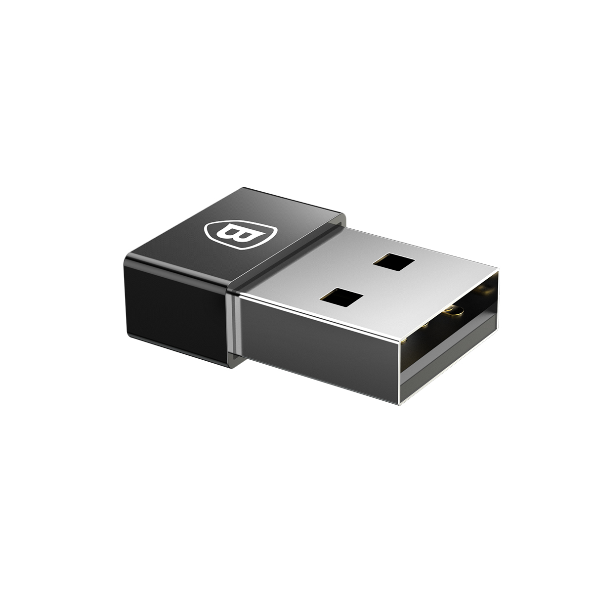 Adaptador Conversor Baseus USB Macho para Tipo-C Fêmea