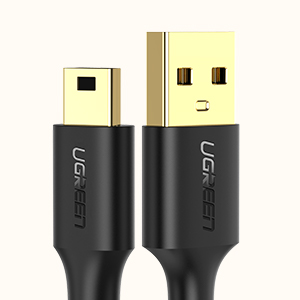 Cabo USB 2.0 para Mini USB 5 Pinos UGREEN