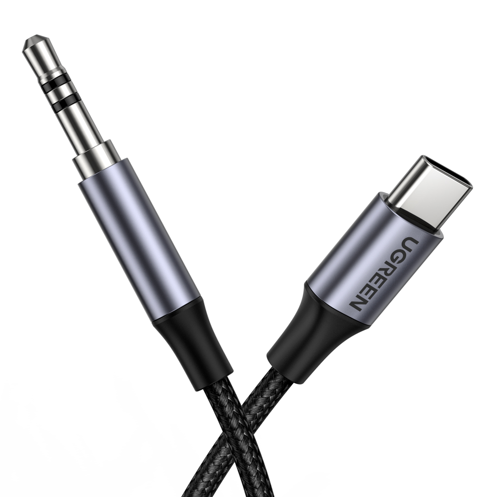 Cabo USB-C para Auxiliar P2 3,5mm UGREEN 1m