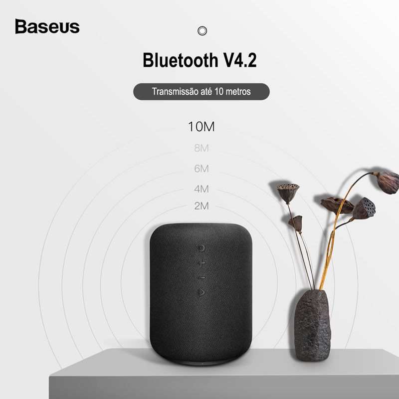 Caixa de Som Bluetooth 2n1 Com Carregamento Sem Fio Baseus Encok E50