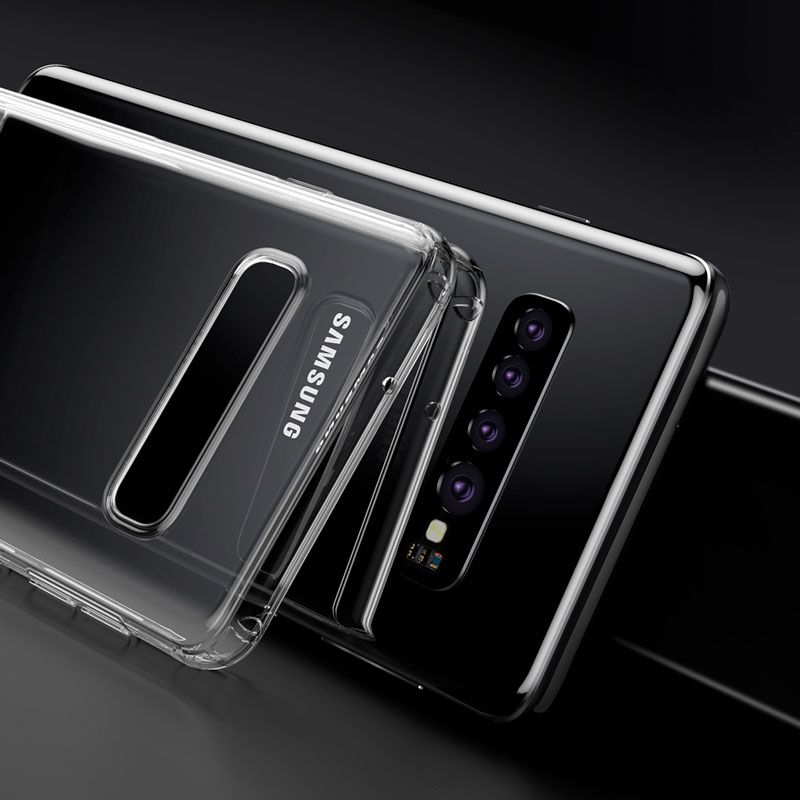 Capa Protetora Antiqueda Baseus Simplicity Series para Samsung S10 Plus