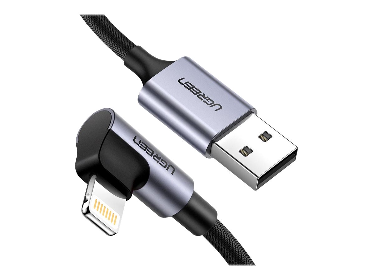 Cabo UGREEN USB 2.0 A / M para Lightning Cable Alu 2m (cinza escuro)