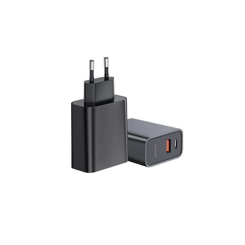 Carregador Rápido de Parede Baseus Speed &#8203;&#8203;PPS Type-C + USB 30W 