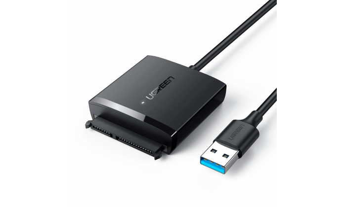 Conversor UGREEN USB 3.0 para SATA com fonte de alimentação DC5.5mm