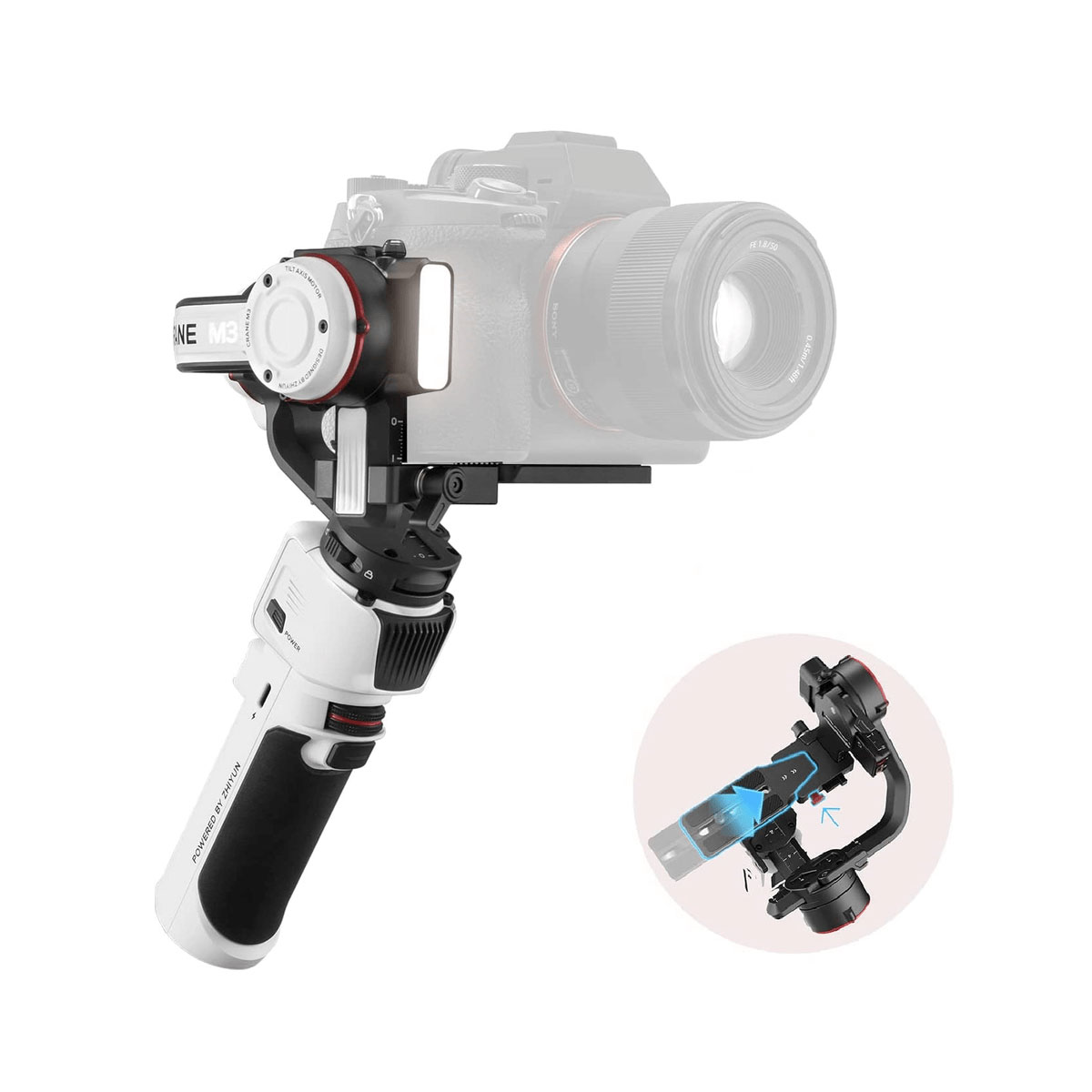 Estabilizador de Câmera Zhiyun Crane M-3 Versão Pro
