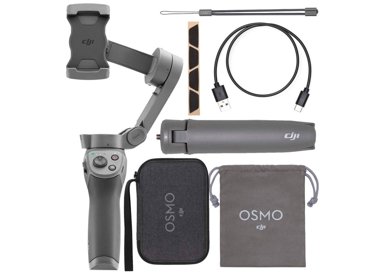 Estabilizador para Smartphones DJI Osmo Mobile 3 Versão Combo (Tripé + Bolsa)