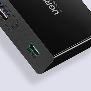 Hub Adaptador 2 conectores USB para 4* USB 3.0 Seletor KVM Switch Box UGREEN