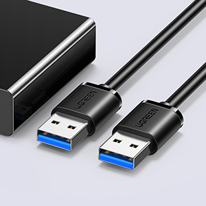 Hub Adaptador 2 conectores USB para 4* USB 3.0 Seletor KVM Switch Box UGREEN