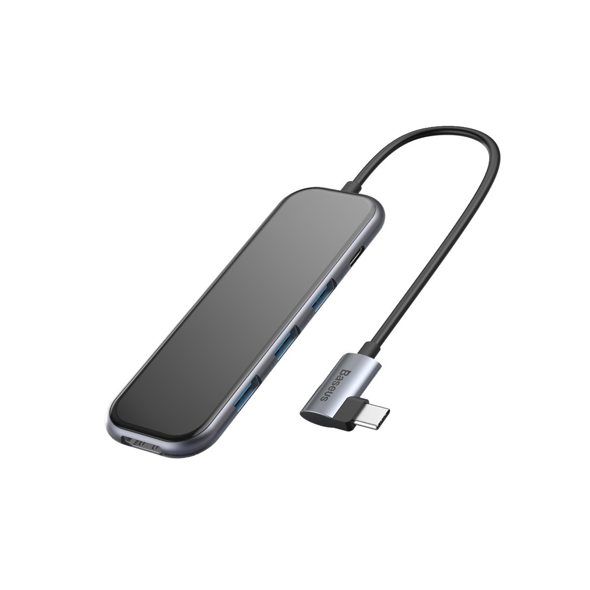 Hub Baseus Multi-Funcional (Type-C to 3x USB 3.0 + 4K/HD+PD) Adapter for Macbook/PC