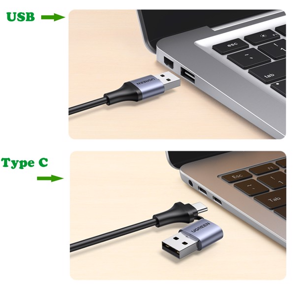 Hub UGREEN Ultra Slim 5-in-1 USB-C