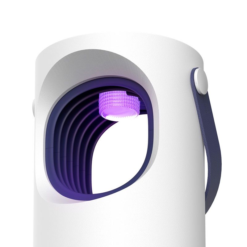 Lâmpada Repelente Anti Mosquitos Portátil Baseus Purple Vortex USB