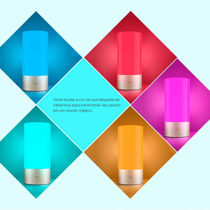 Luminária de LED Xiaomi Mi Yeelight Com Bluetooth e Wi-Fi