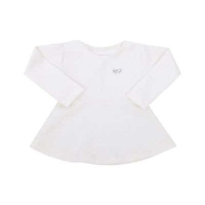 Blusa bebê peplum - Off white