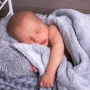 Cobertor bebê Cosy - Cinza