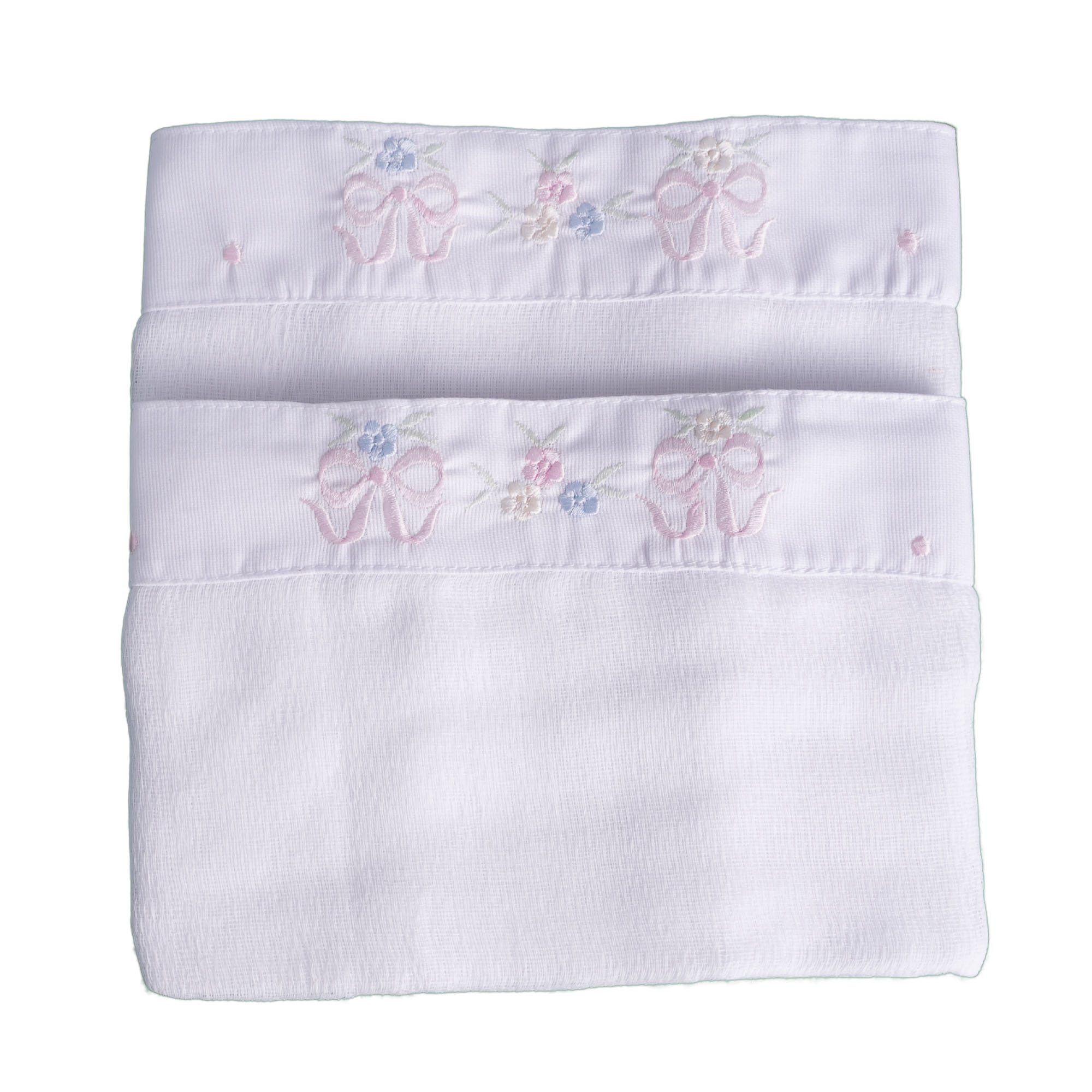 Toalha de ombro floral - Branco