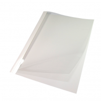Capa Térmica Crystal Paper Branco A4 15mm 121 à 150 fls 05un