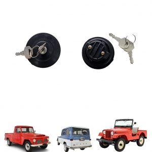TAMPA DO TANQUE JEEP FORD WILLYS CJ5 66/83 JIPE RURAL F75