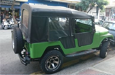 Capota Fixa Preta Jeep Modelo 101 (Bernadão)