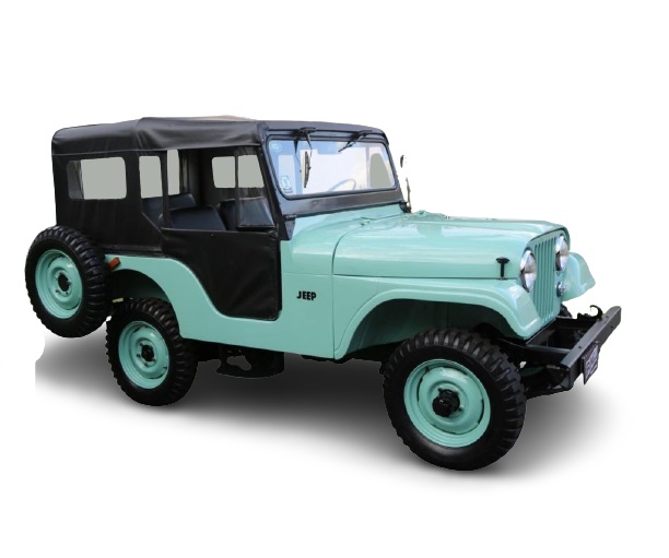 Capota Fixa preta Jeep Ford Willys CJ5