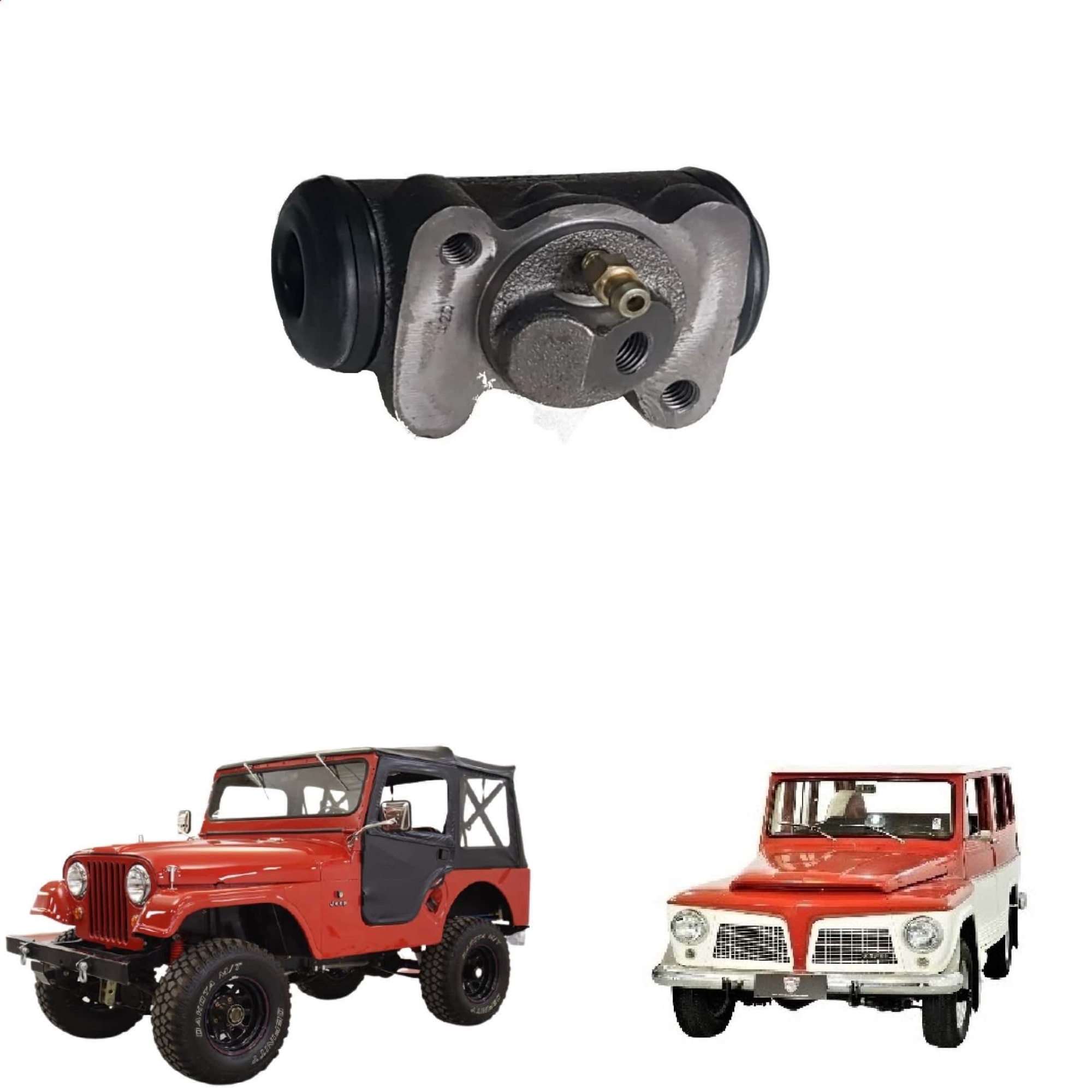 Cilindro De Freio Traseiro Esquerdo Jeep / Rural Ford Willys