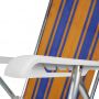 Cadeira De Praia Reclinável 4 Posições Alumínio - Belfix