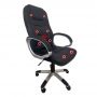 Cadeira Presidente Pelegrin PEL-7128 Dispositivo de Massagem Couro PU Preta