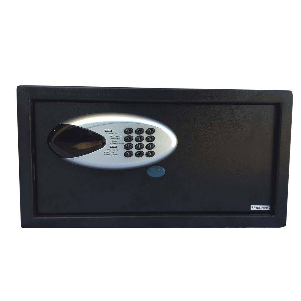 Cofre Eletrônico Digital Grande (23x44x38cm) BH-23DEB Pelegrin Cabe Notebook