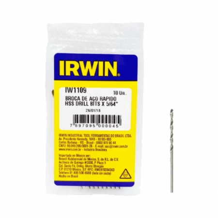 Broca Aço Rápido 5/64" 1.98mm (IW1109) - Irwin