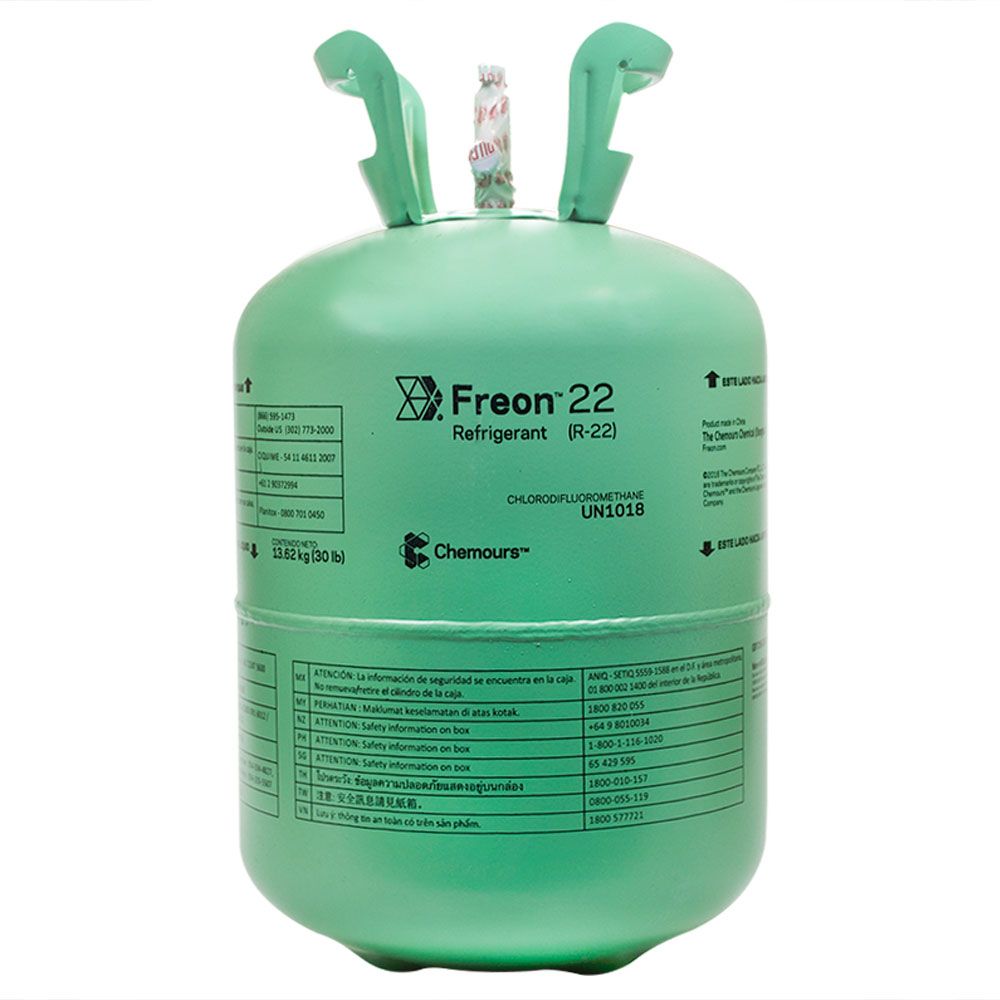Gás Refrigerante Freon R22 13,62Kg Chemours