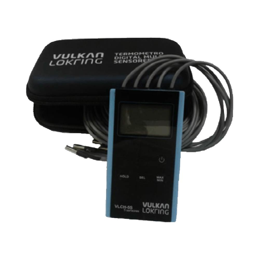 Termômetro Digital com 5 Sensores Portátil - Vulkan